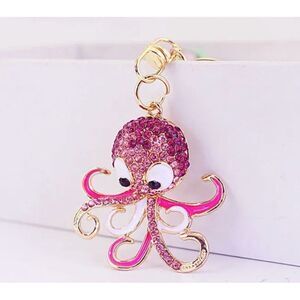 🩷 Betsey Johnson sweet & sparkling octopus keychain 🩷